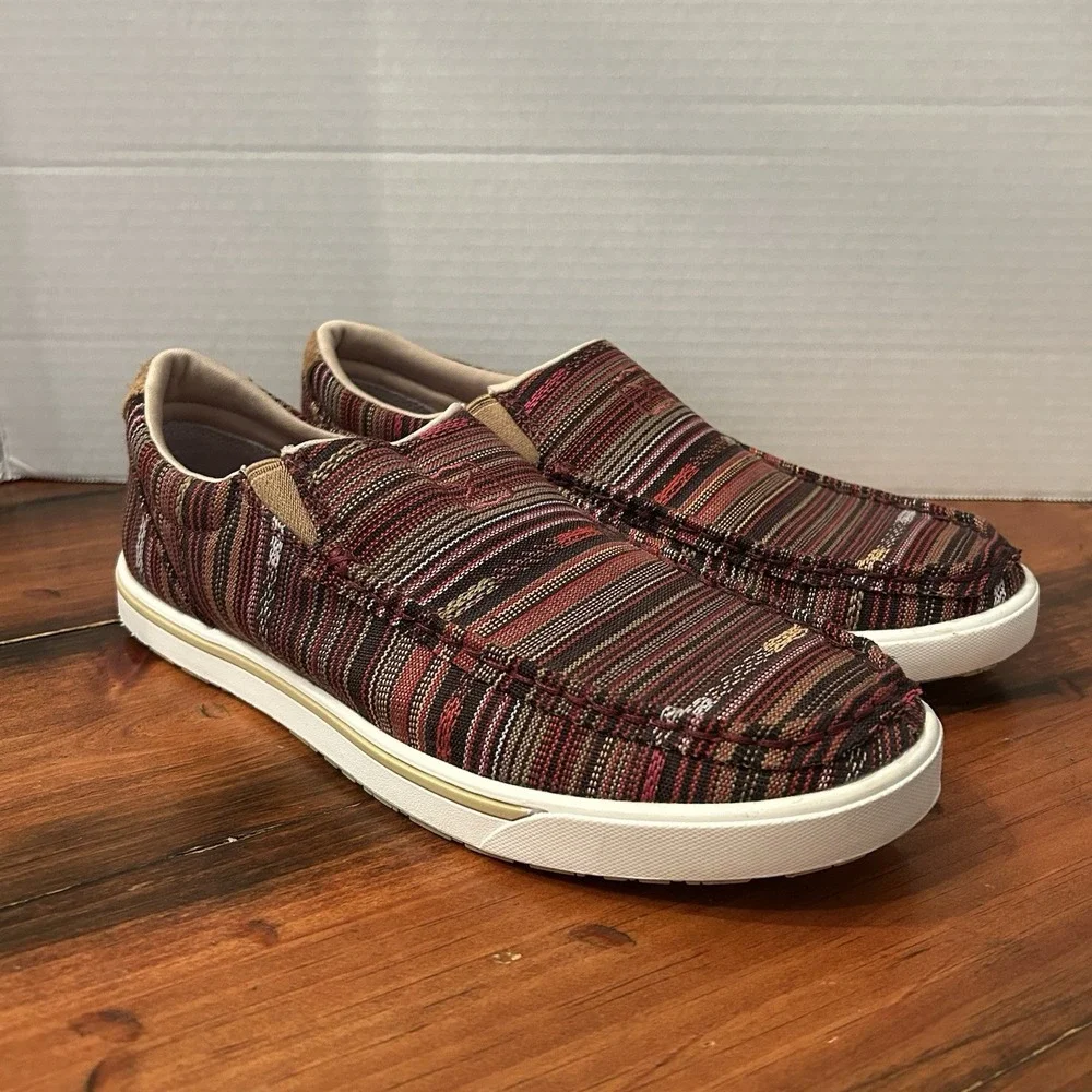 Twisted X Casual Shoes Slip On Loafers Men Size 8.5 M Comfortable Spring Summer